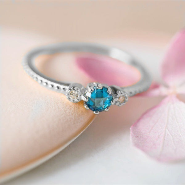 Ocean Blue Womens Ring