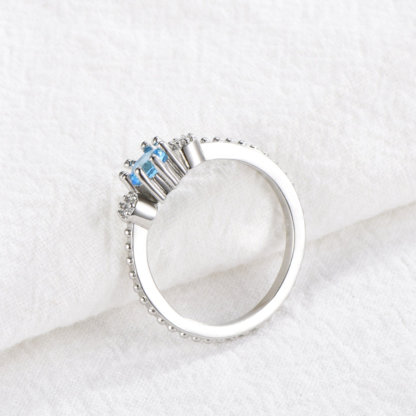 Ocean Blue Womens Ring