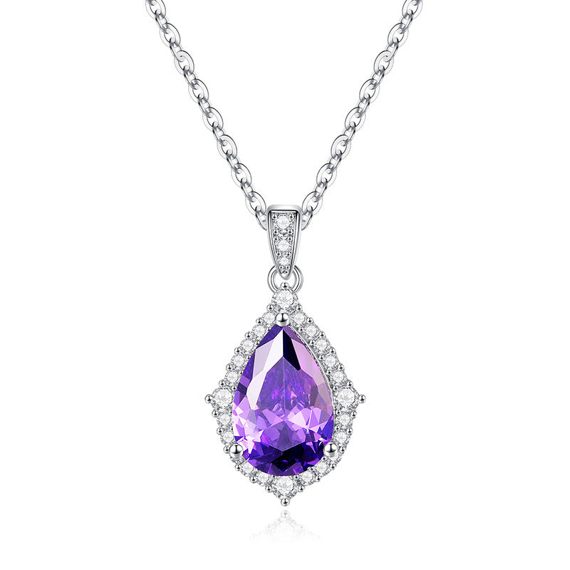 Amethyst Pendant Necklace