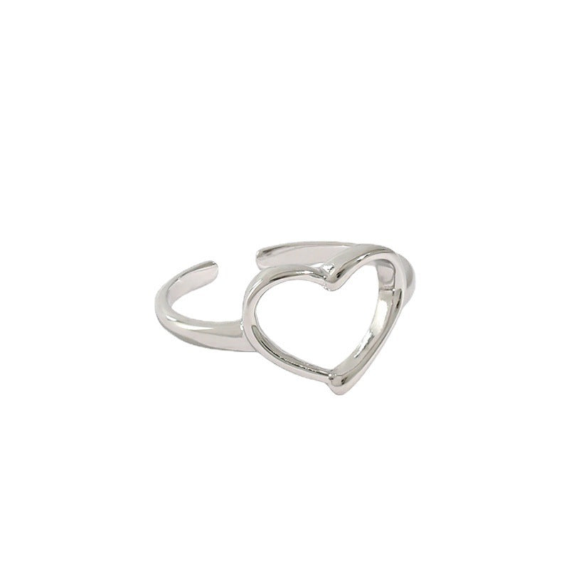 Adjustable Heart Shaped Ring
