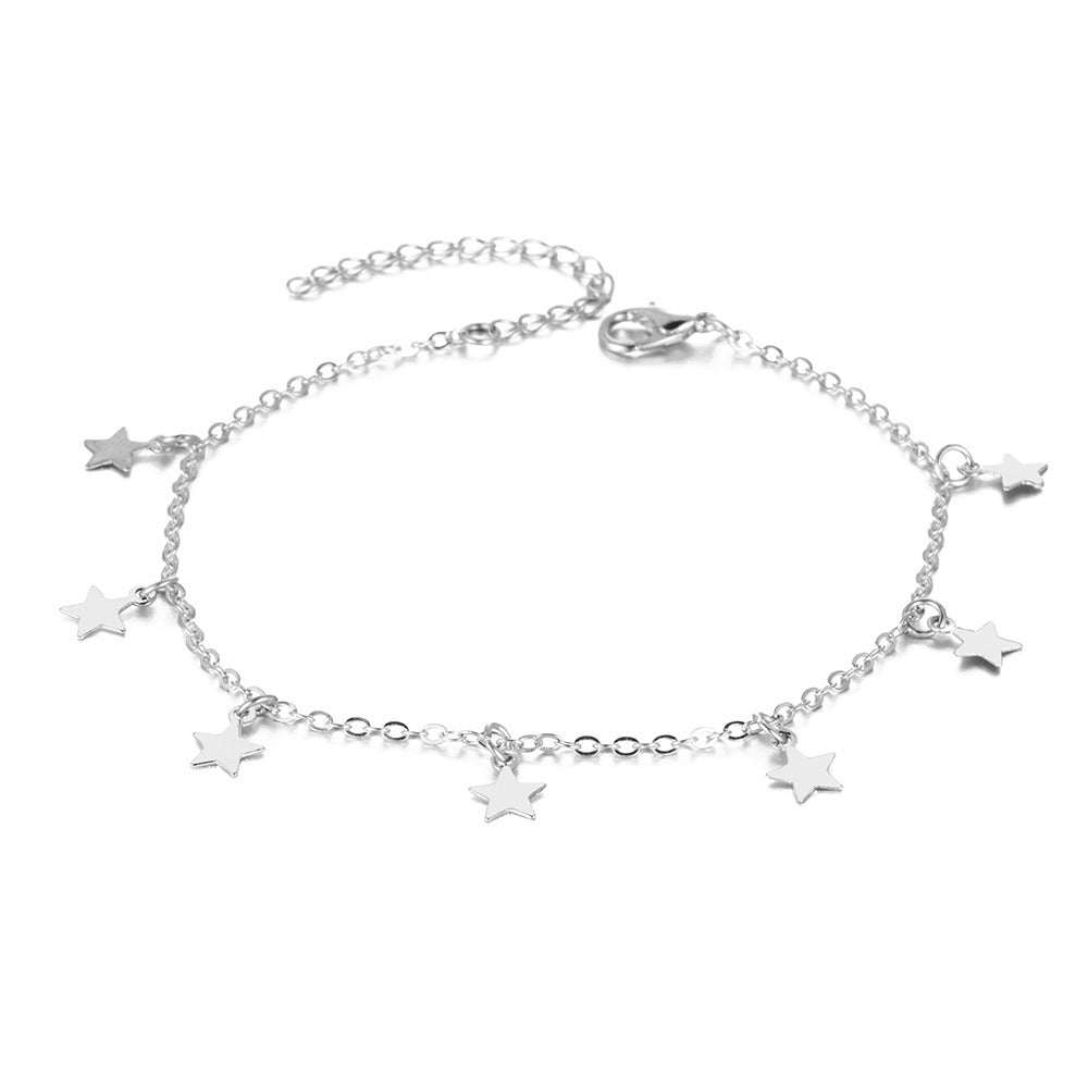 Star Design Ankle Bracelet