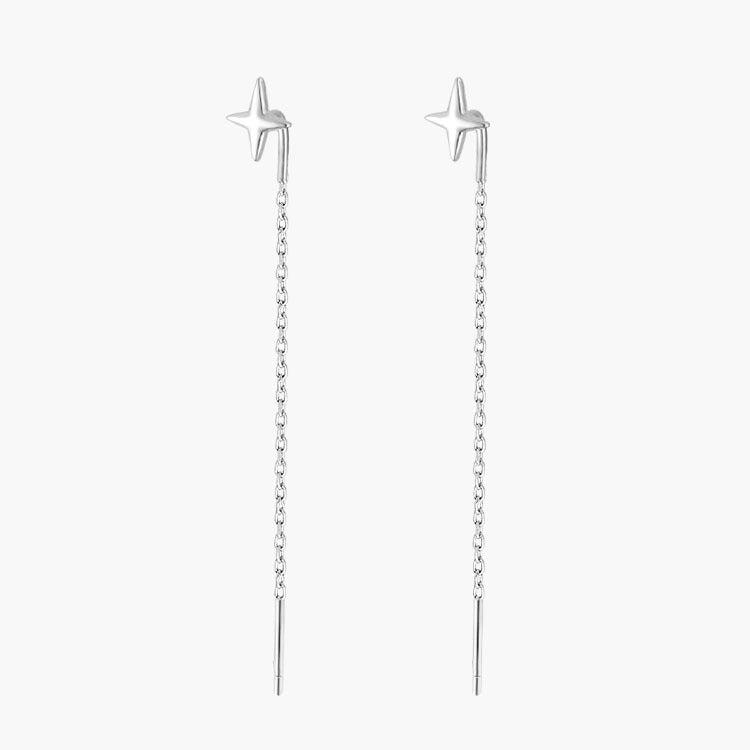 Silver Tassel Earrings