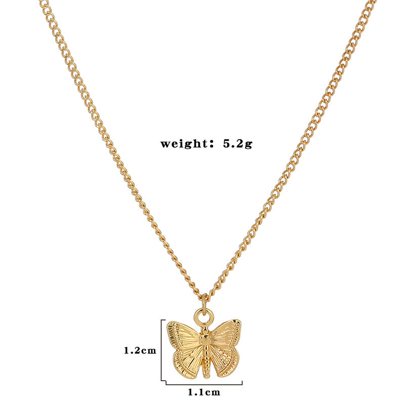 Butterfly Pendant Necklace