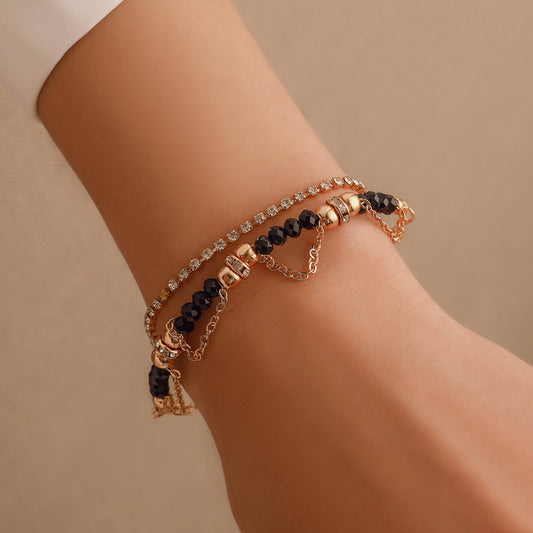 Double Styled Beaded Bracelet