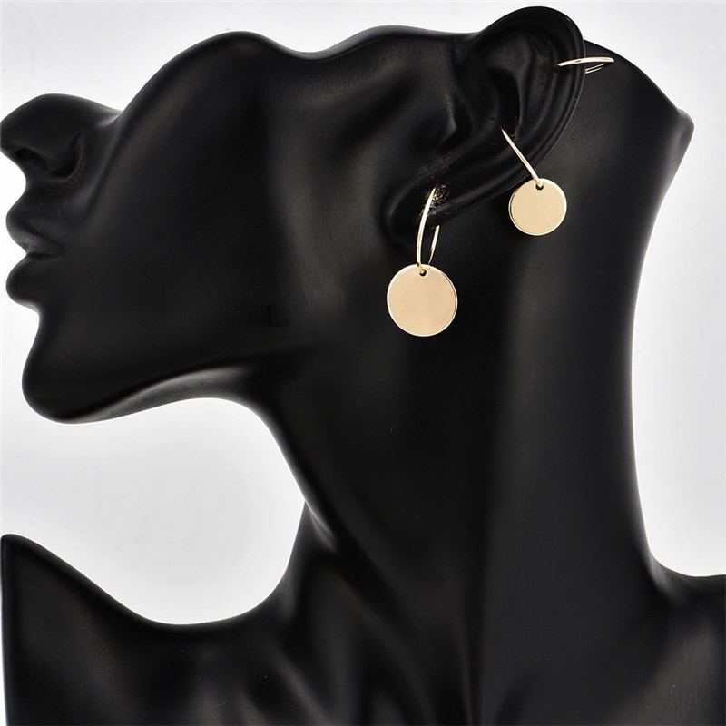 Gold Colored Stud Earrings