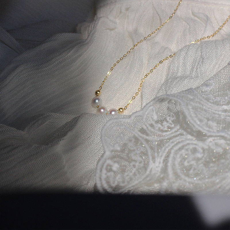 Triple Pearl Necklace