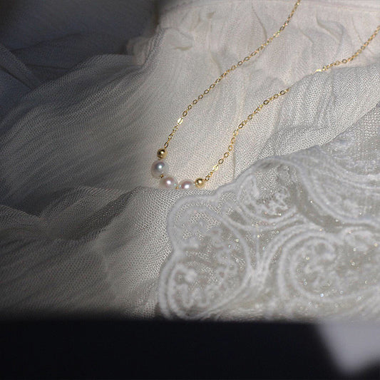 Triple Pearl Necklace