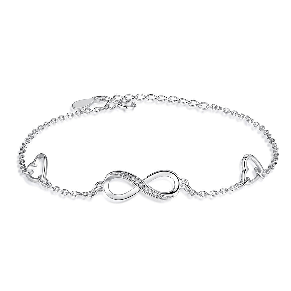 Infinite Love Silver Bracelet