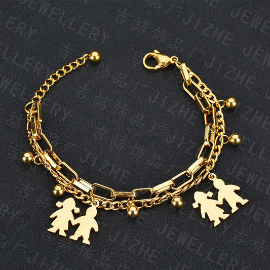 Couples Stainless Steel Bracelet