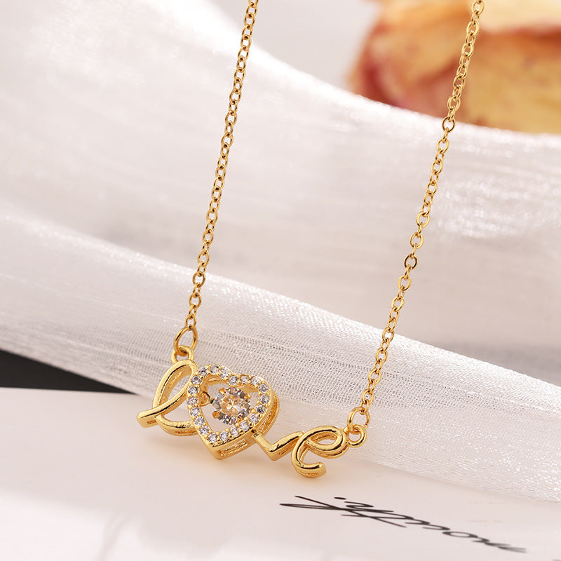 Gold Love Necklace