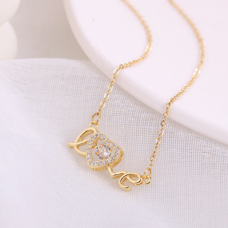 Gold Love Necklace