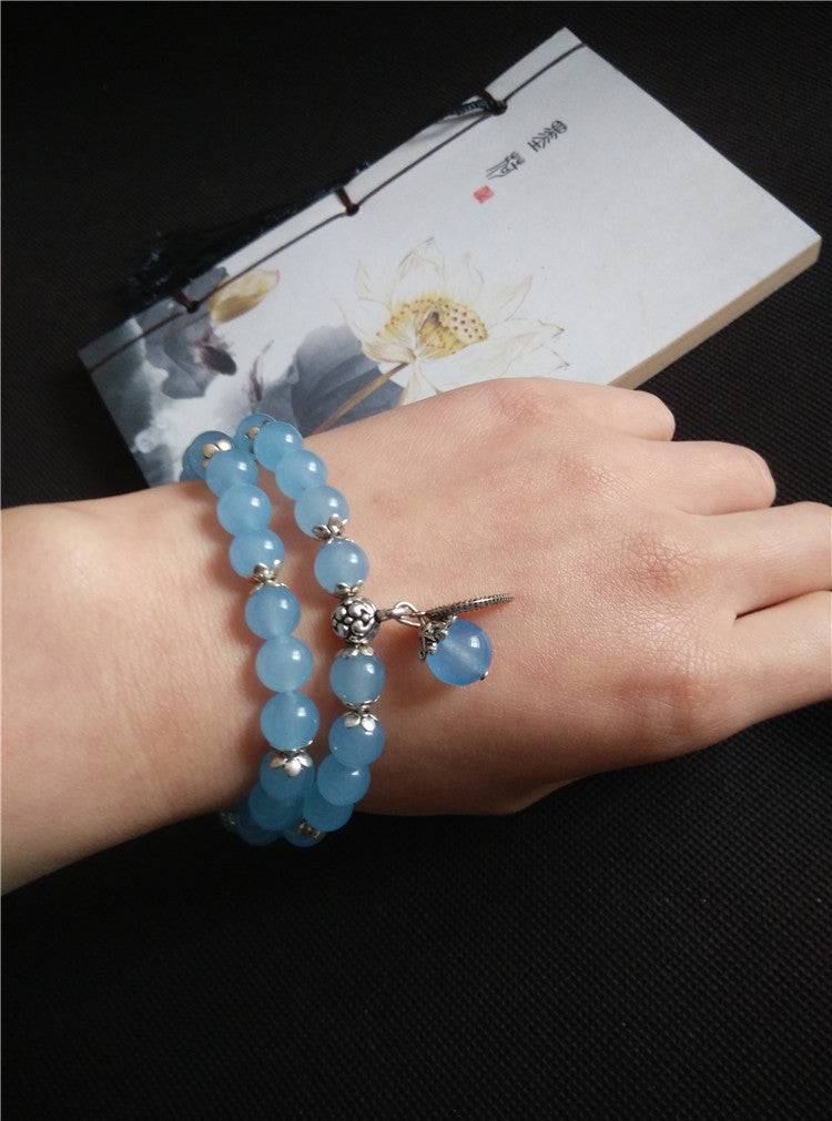 Crystal Pearl Designed Bracelet