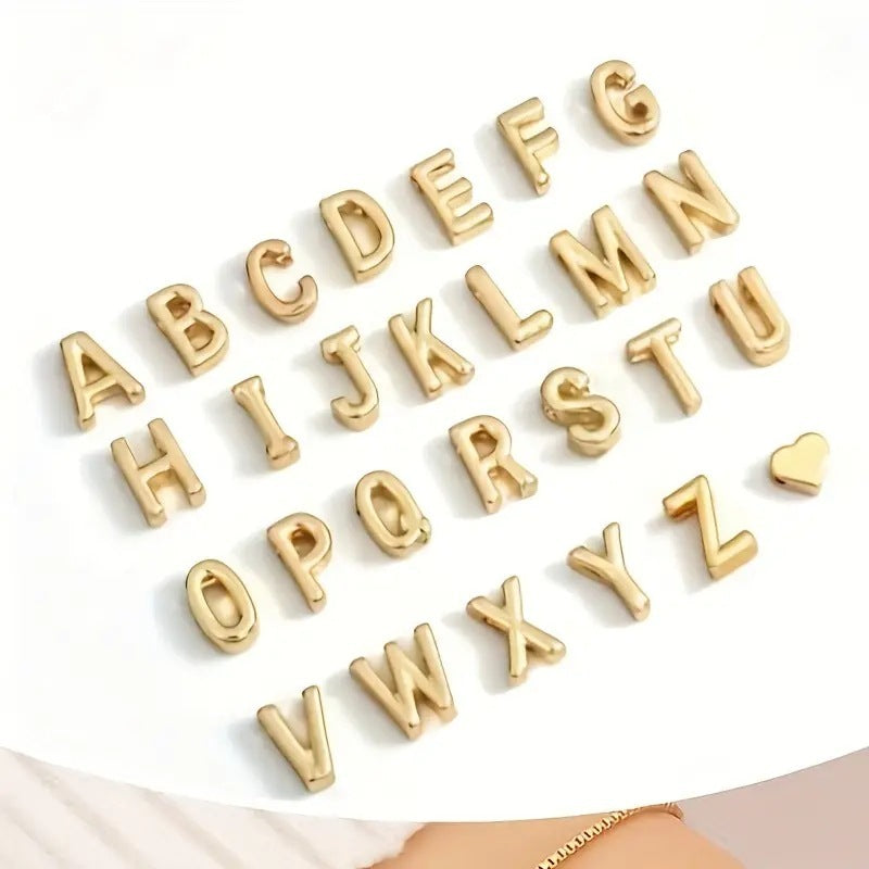 Adjustable Initial Letter Bracelet