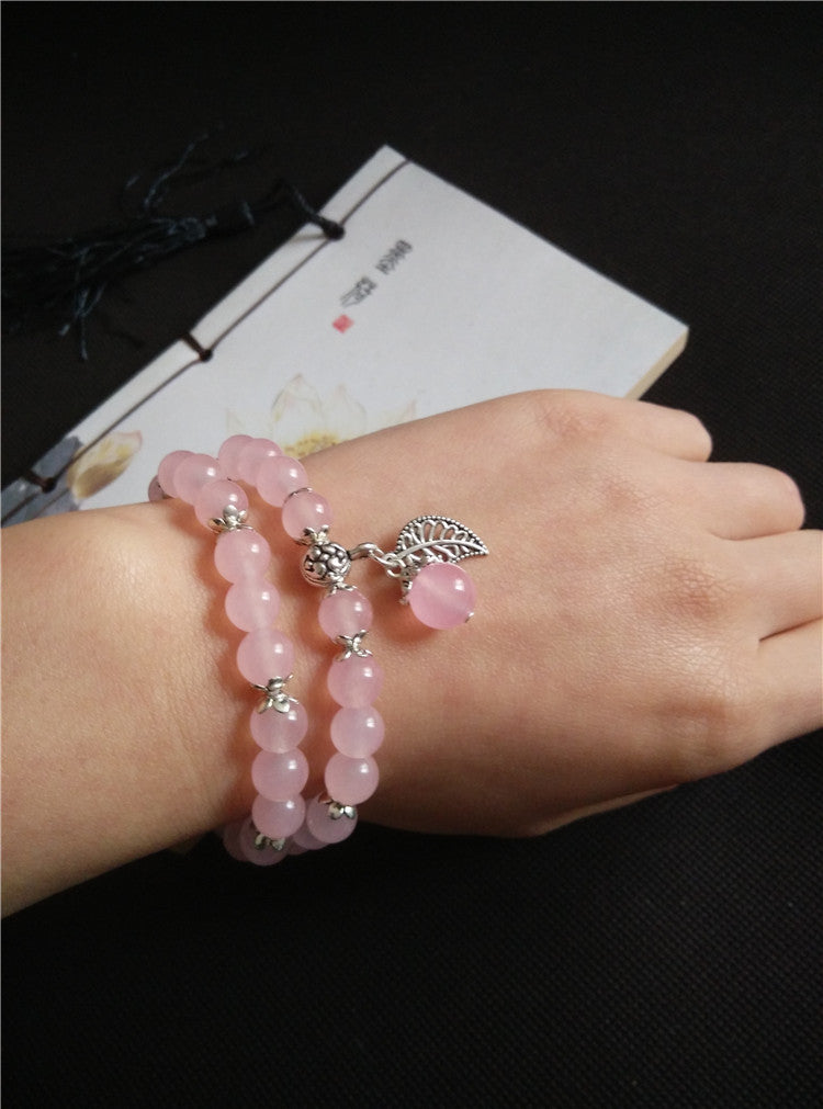 Crystal Pearl Designed Bracelet