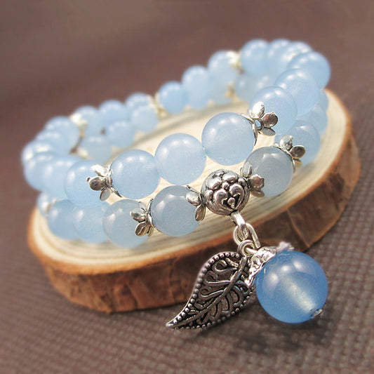 Crystal Pearl Designed Bracelet