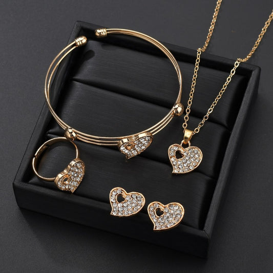 Heart Shaped Jewelry Set