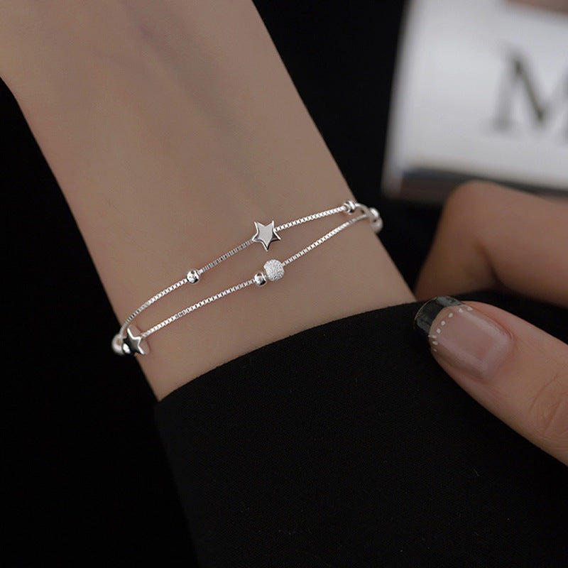 Double Circle Star Bracelet
