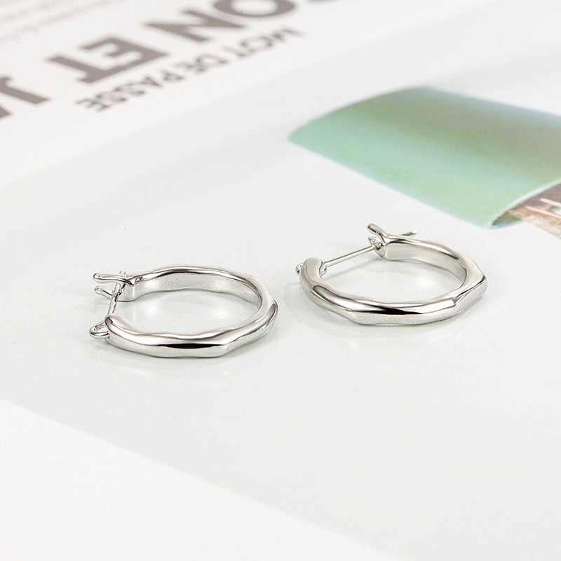 Looped Silver Earrings