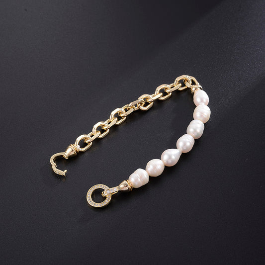 Pearl Chained Bracelet