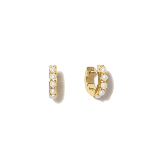 Circle Pearl Earrings