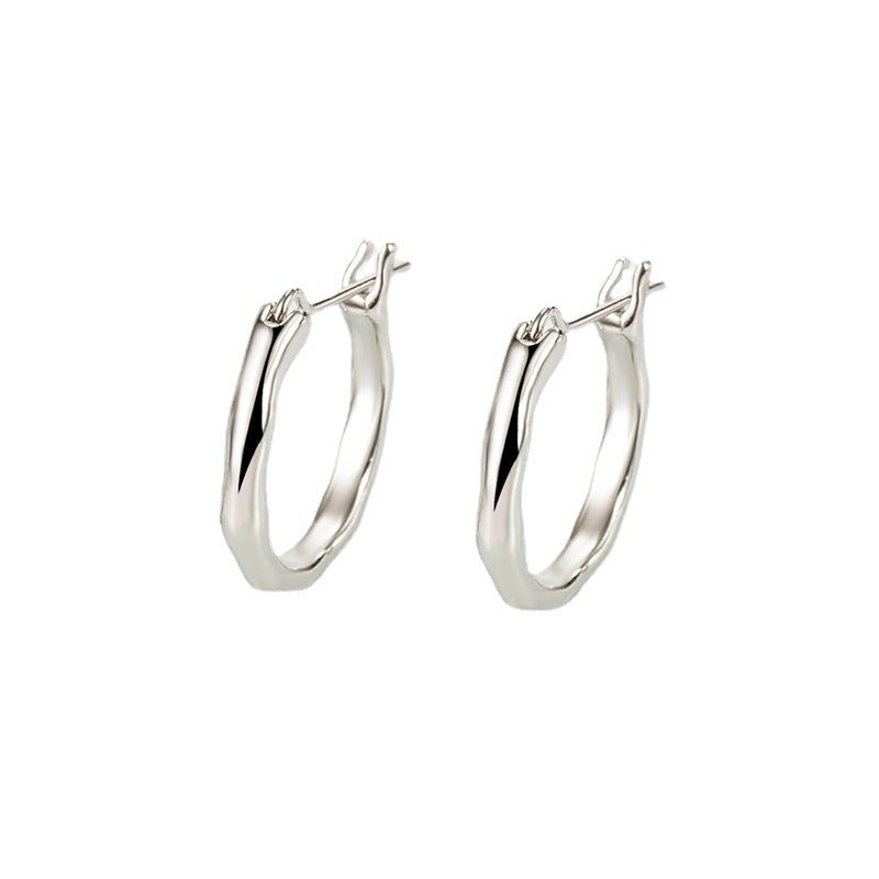 Looped Silver Earrings