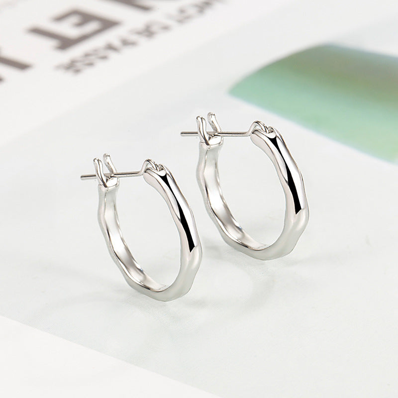 Looped Silver Earrings